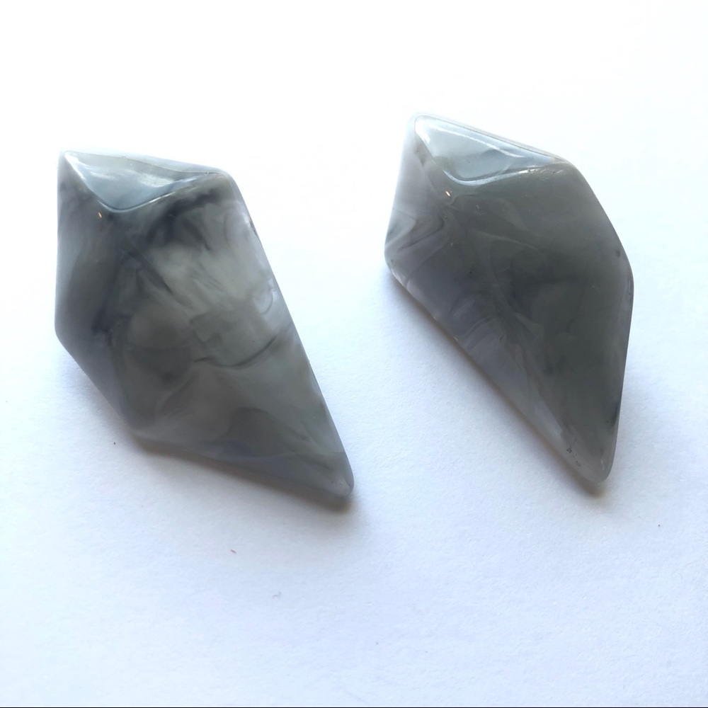 80s Marbled Earrings